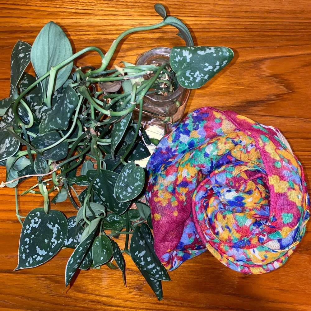 Lovely Floral Infinity Scarf